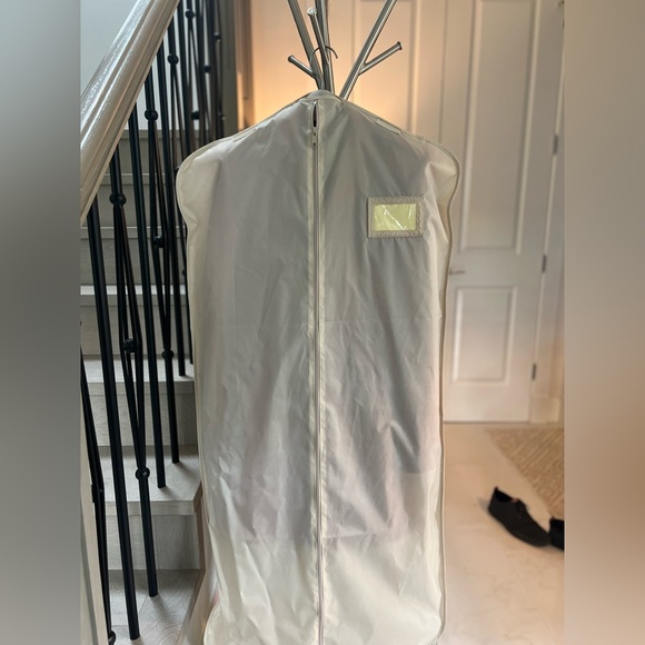 Brand new AUTHENTIC BURBERRY virgin wool and cashmere blend red-orange coat US8 - Picture 3 of 10